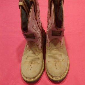 John Deere pink girls boots 13 m